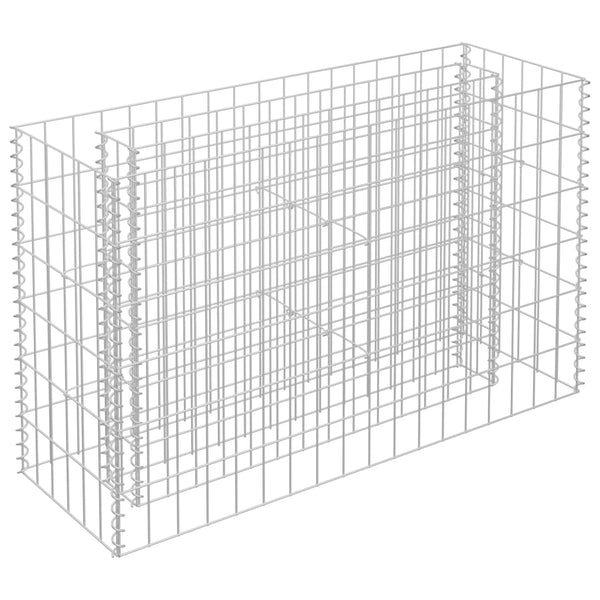 Raised Garden Beds Gabion Raised Bed Galvanised Steel 90X30x60 Cm