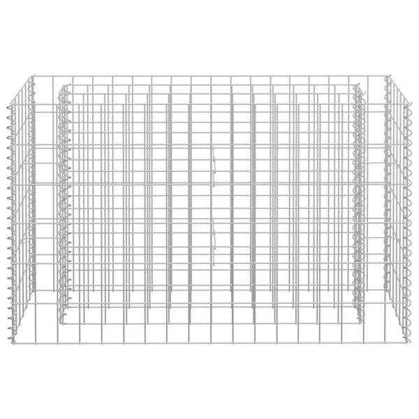 Raised Garden Beds Gabion Raised Bed Galvanised Steel 90X30x60 Cm