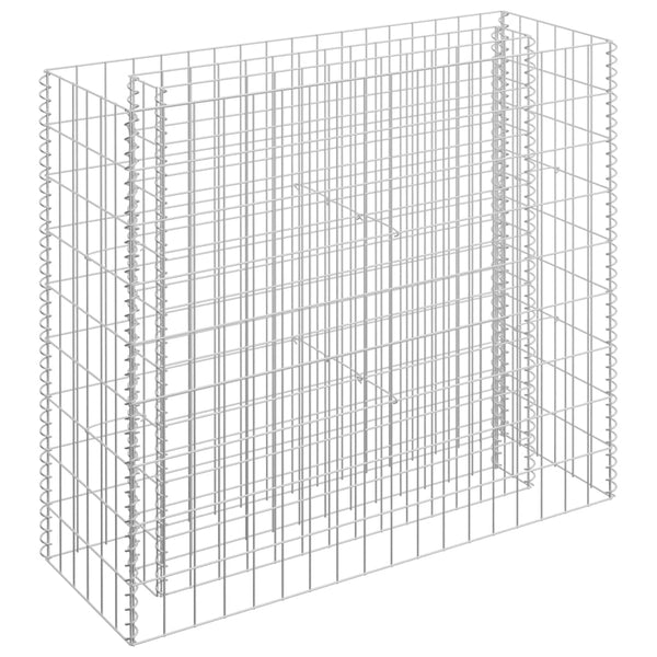 Raised Garden Beds Gabion Raised Bed Galvanised Steel 90X30x90 Cm