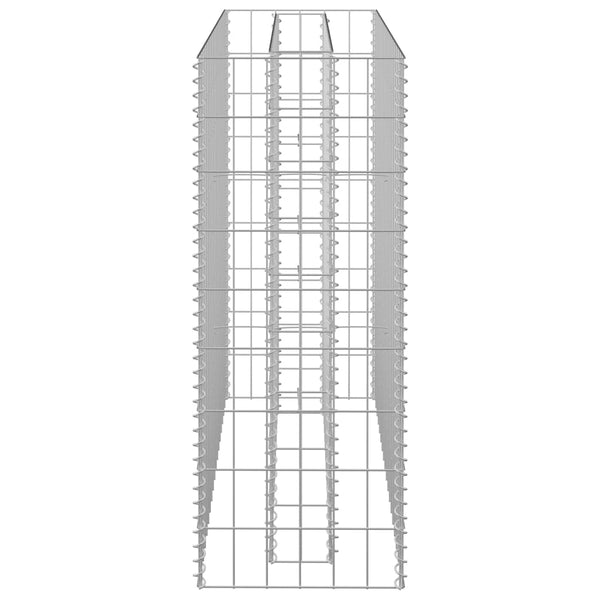 Raised Garden Beds Gabion Raised Bed Galvanised Steel 90X30x90 Cm