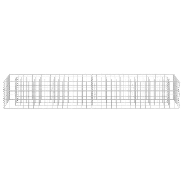 Raised Garden Beds Gabion Raised Bed Galvanised Steel 180X30x30 Cm