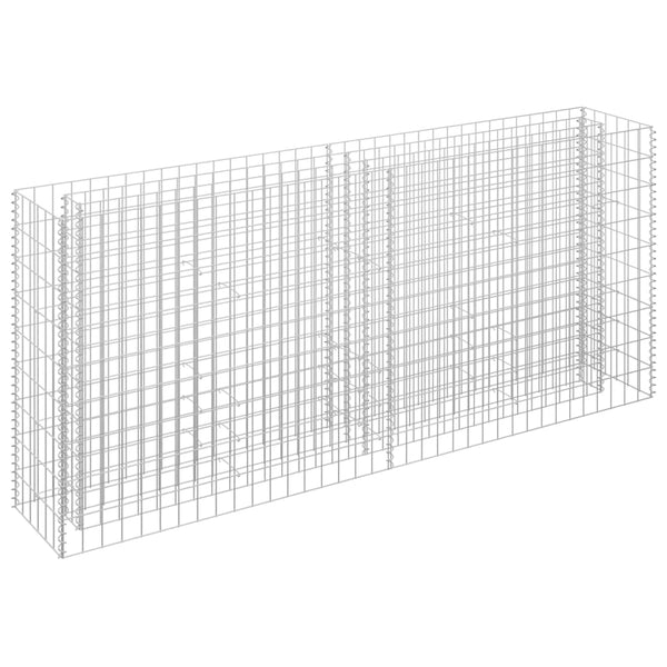 Raised Garden Beds Gabion Raised Bed Galvanised Steel 180X30x90 Cm