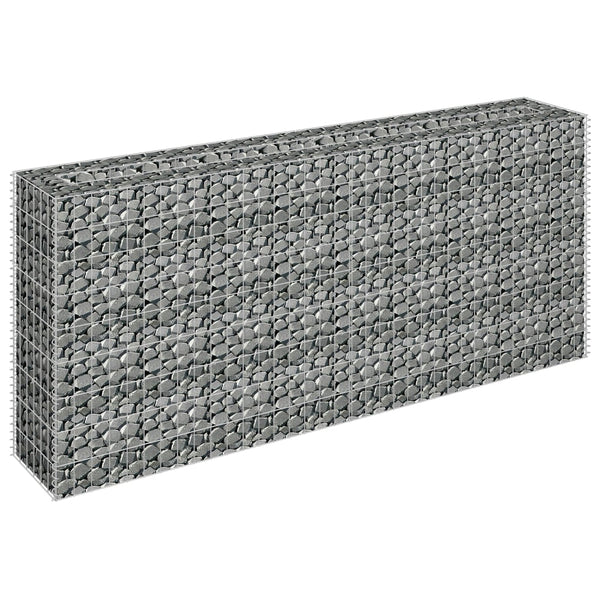 Raised Garden Beds Gabion Raised Bed Galvanised Steel 180X30x90 Cm