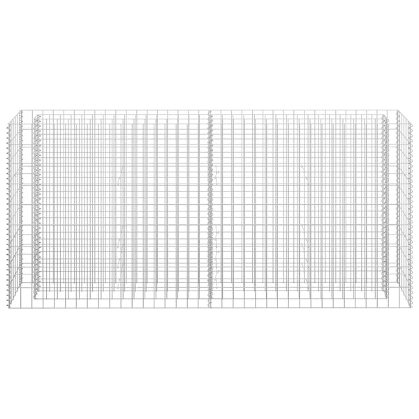 Raised Garden Beds Gabion Raised Bed Galvanised Steel 180X30x90 Cm