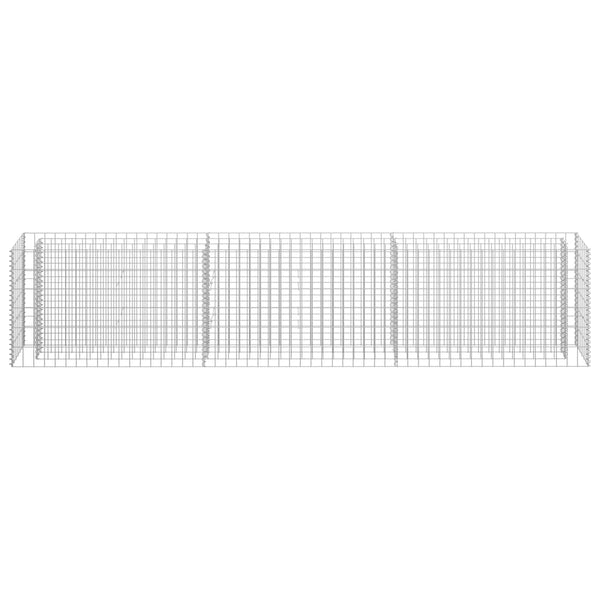 Raised Garden Beds Gabion Raised Bed Galvanised Steel 270X30x60 Cm