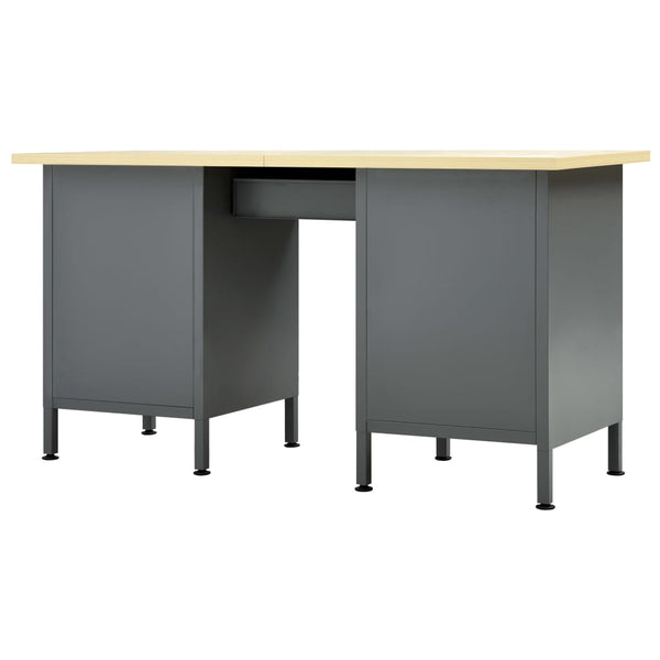 Work Benches Workbench Black 160X60x85 Cm Steel