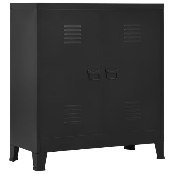 Tool Cabinets & Cupboards Industrial Storage Chest Black 90X40x100 Cm Steel