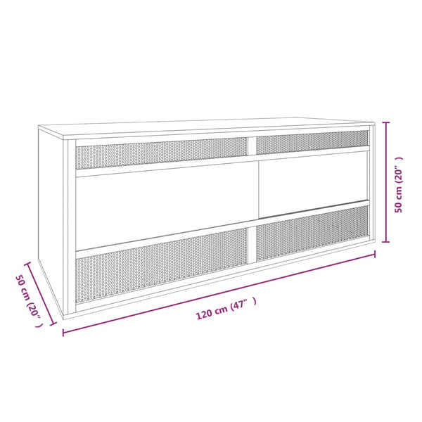 Reptiles Terrarium Engineered Wood 120X50x50 Cm