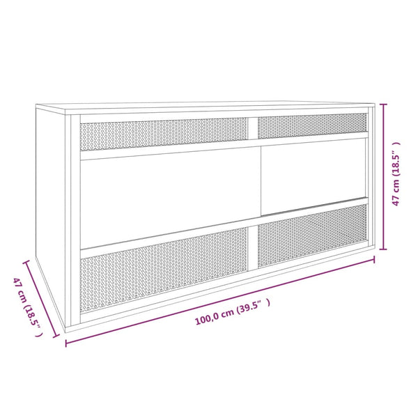 Reptiles Terrarium Engineered Wood 100X47x47 Cm