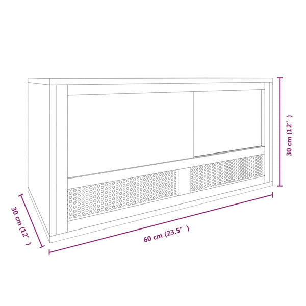 Reptiles Terrarium Engineered Wood 60X30x30 Cm