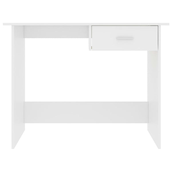 Home Office Desks Desk White 100X50x76 Cm Engineered Wood