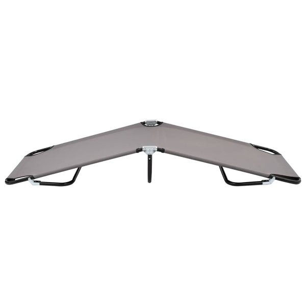 Folding Sun Lounger Steel