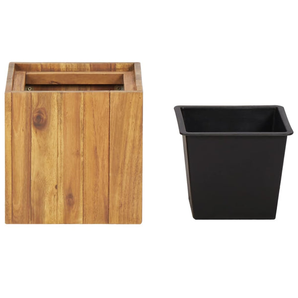 Raised Garden Beds Garden Raised Bed Pot 24.5X24.5X25 Cm Solid Acacia Wood