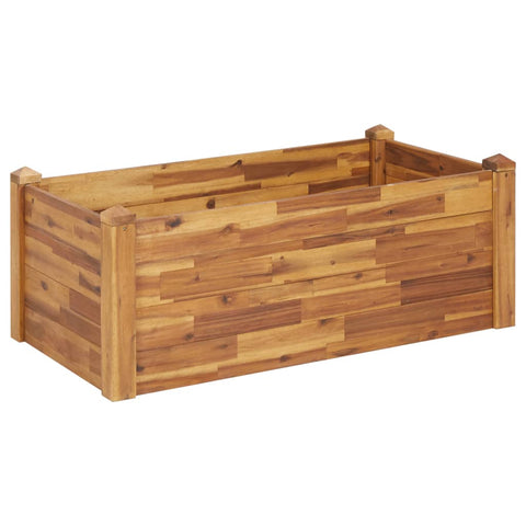 Raised Garden Beds Garden Raised Bed 110X60x44 Cm Solid Acacia Wood