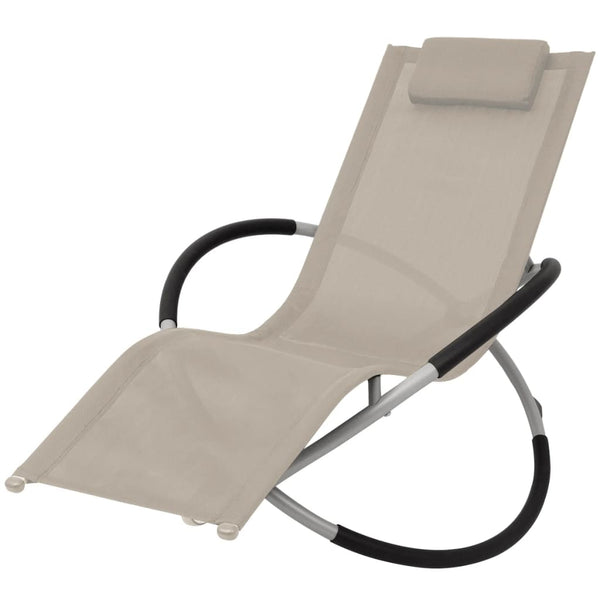 Loungers Outdoor Geometrical Sun Lounger Steel