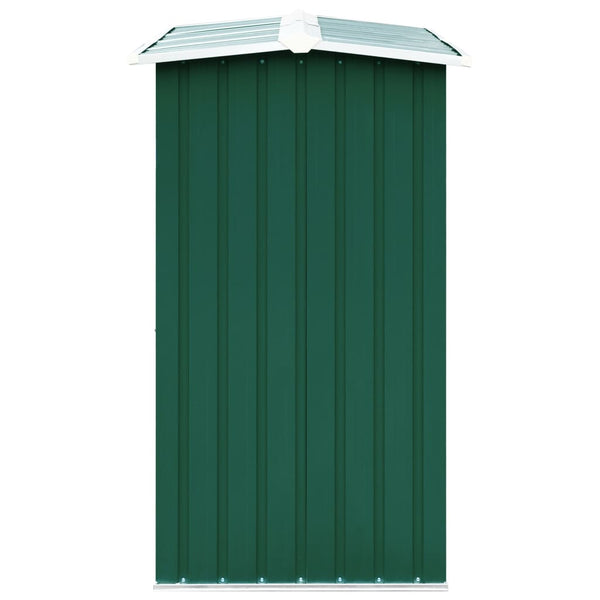 Sheds Summerhouses Carports Log Storage Shed Galvanised Steel 172X91x154 Cm Green