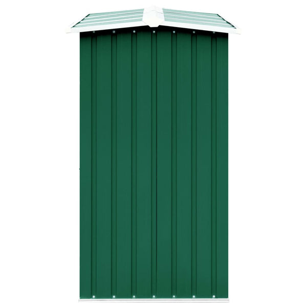 Sheds Summerhouses Carports Garden Log Storage Shed Galvanised Steel 330X92x153 Cm Green