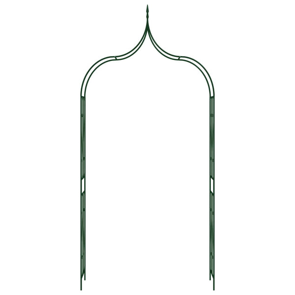 Garden Arches Garden Arch Dark Green 120X38x258 Cm Iron