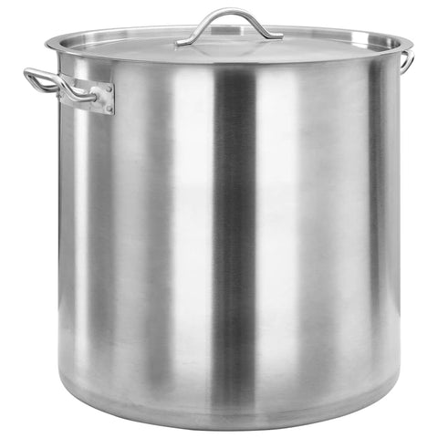 Slow Cookers Stock Pot 98 L 50X50 Cm Stainless Steel