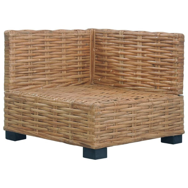 Sofas, Armchairs & Couches Corner Sofa With Cushions Natural Rattan