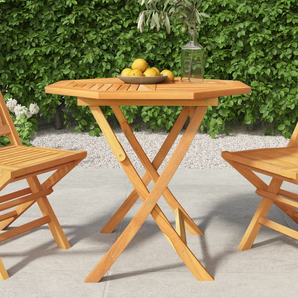 Patio & Garden Tables Folding Garden Table 85X85x76 Cm Solid Teak Wood