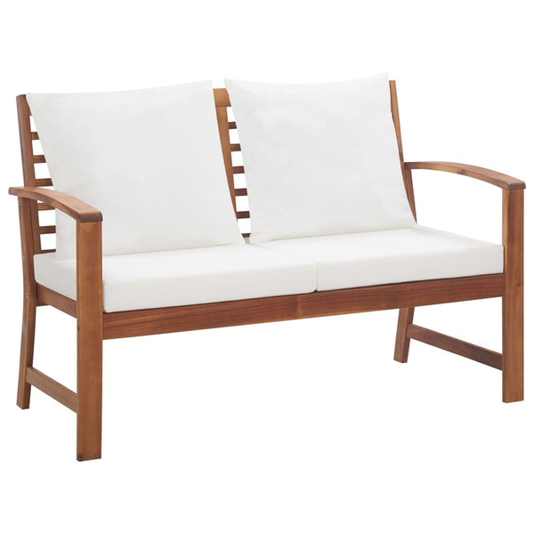 Patio Furniture Sets 4 Piece Garden Lounge Set With Cushions Solid Acacia Wood