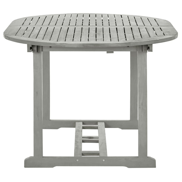 Patio & Garden Tables Garden Table Grey 200X100x75 Cm Solid Acacia Wood