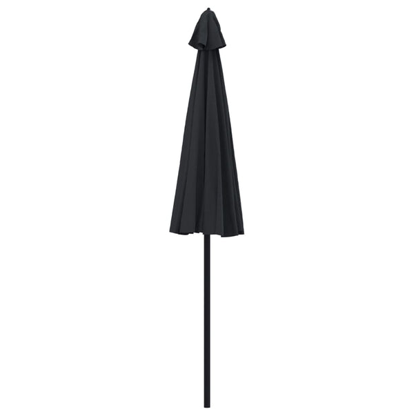 Patio Umbrellas Outdoor Parasol With Aluminium Pole 270 Cm Black