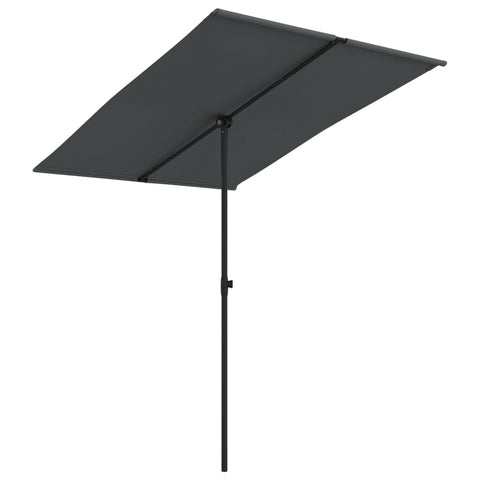 Patio Umbrellas Outdoor Parasol With Aluminium Pole 2X1.5 M