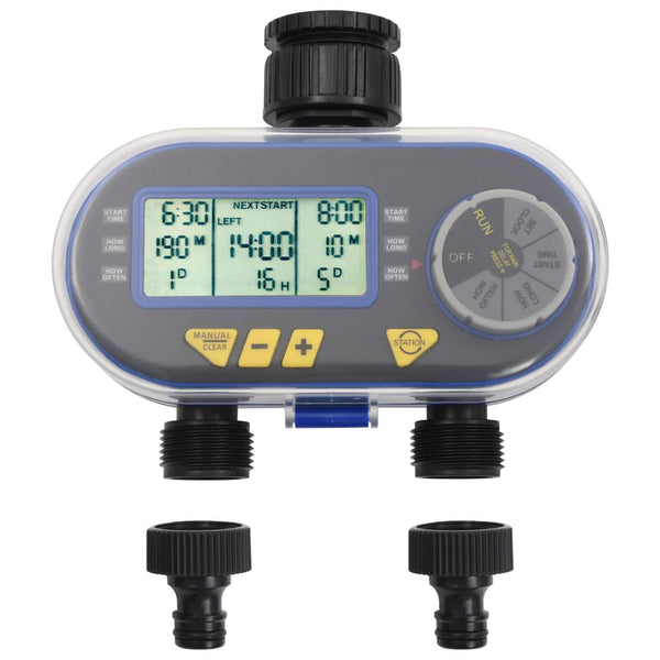 Watering Timers & Controllers Automatic Digital Water Timer With Dual Outlet