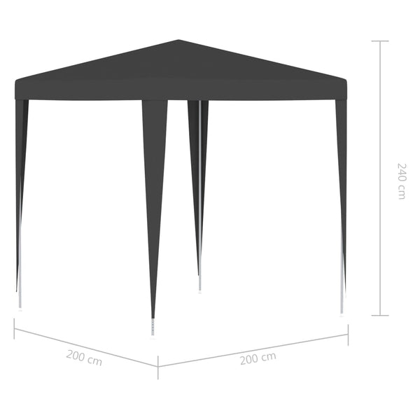 Marquees Professional Party Tent 2X2 M Anthracite