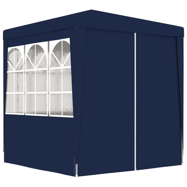 Marquees Professional Party Tent With Side Walls 2X2 M Blue 90 G/M