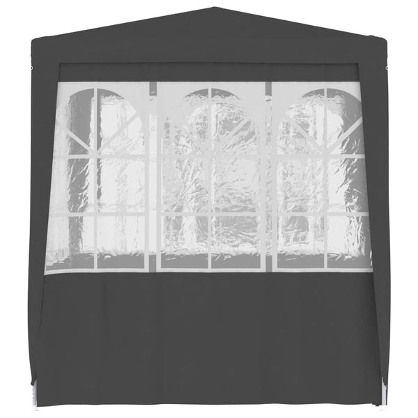 Marquees Professional Party Tent With Side Walls 2X2 M Anthracite 90 G/M