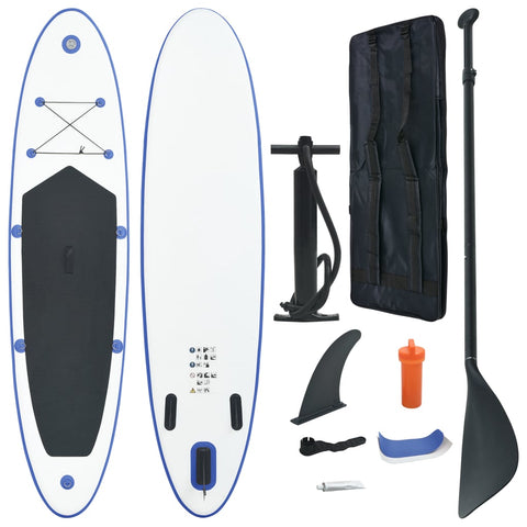 Stand Up Paddleboards Stand Up Paddle Board Set Sup Surfboard Inflatable Blue And White