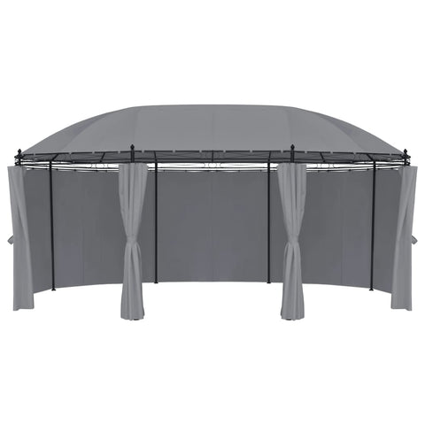 Marquees Gazebo With Curtains 520X349x255 Cm Anthracite