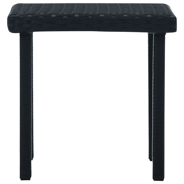 Patio & Garden Tables Garden Tea Table Black 40X40x40 Cm Poly Rattan