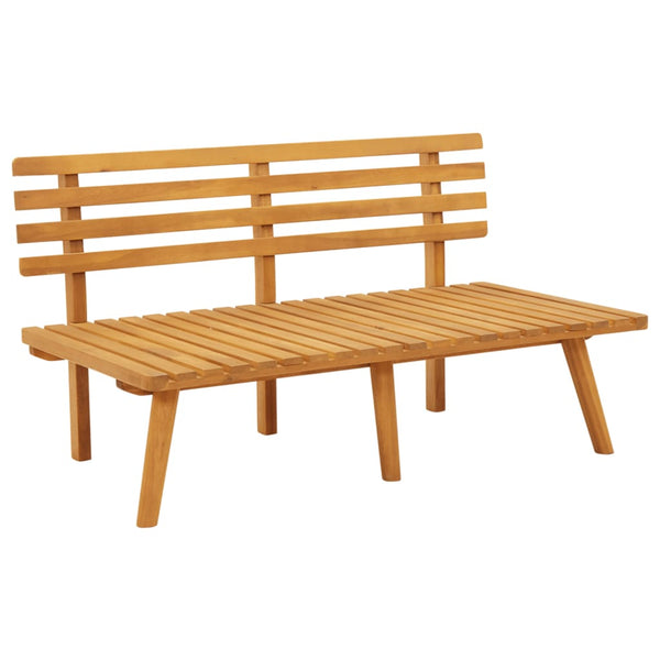 Patio Benches Garden Bench With Cushions 115 Cm Solid Acacia Wood