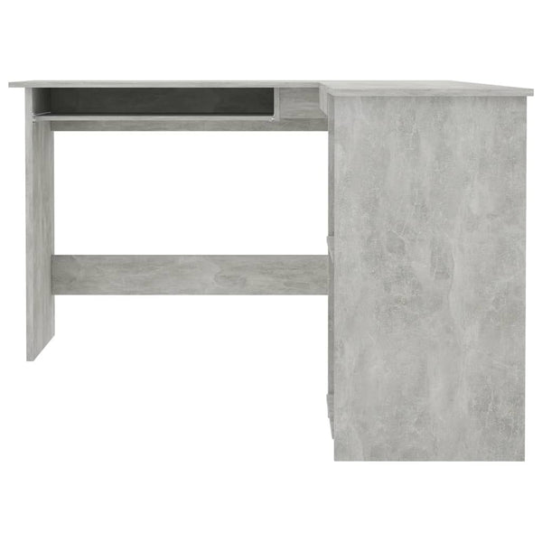 Home Office Desks L Shaped Corner Desk Concrete Grey 120X140x75 Cm Engineered Wood