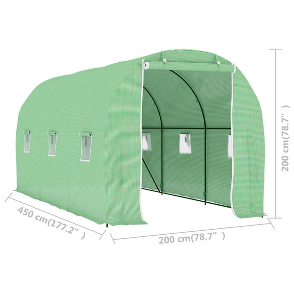 Greenhouses Greenhouse 9 M 4.5X2x2