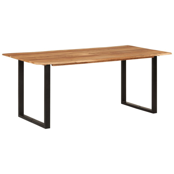 Dining Tables Dining Table 180X90x76 Cm Solid Acacia Wood