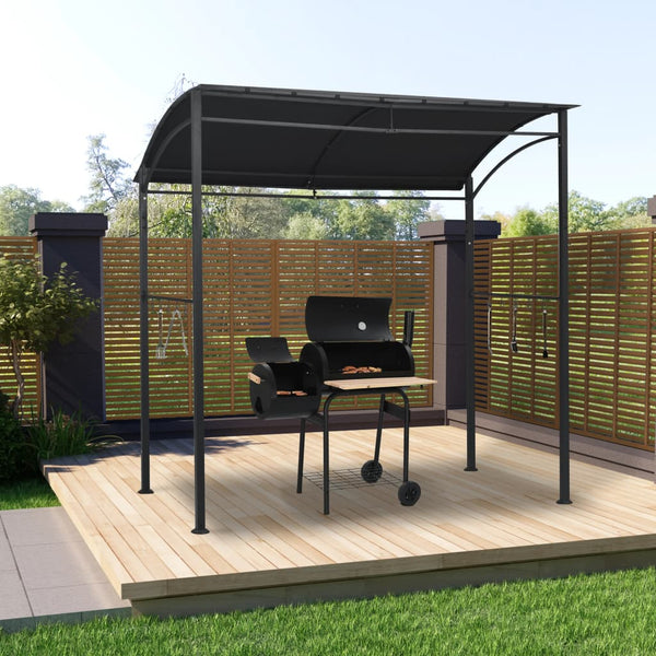 Gazebos & Pergolas Bbq Gazebo 215X150x220 Cm Anthracite Steel