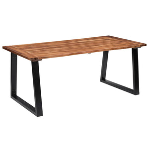 Dining Tables Dining Table Solid Acacia Wood 180X90 Cm