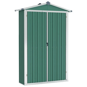 Sheds Summerhouses Carports Garden Shed 116X45x175 Cm Galvanised Steel