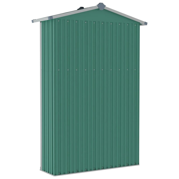 Sheds Summerhouses Carports Garden Shed 116X45x175 Cm Galvanised Steel