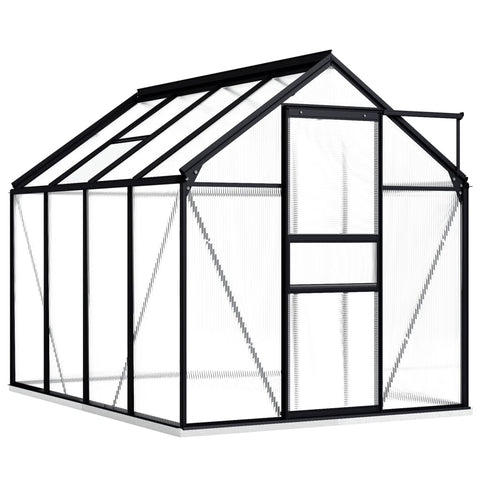 Greenhouses Greenhouse With Base Frame Anthracite Aluminium 4.75 M