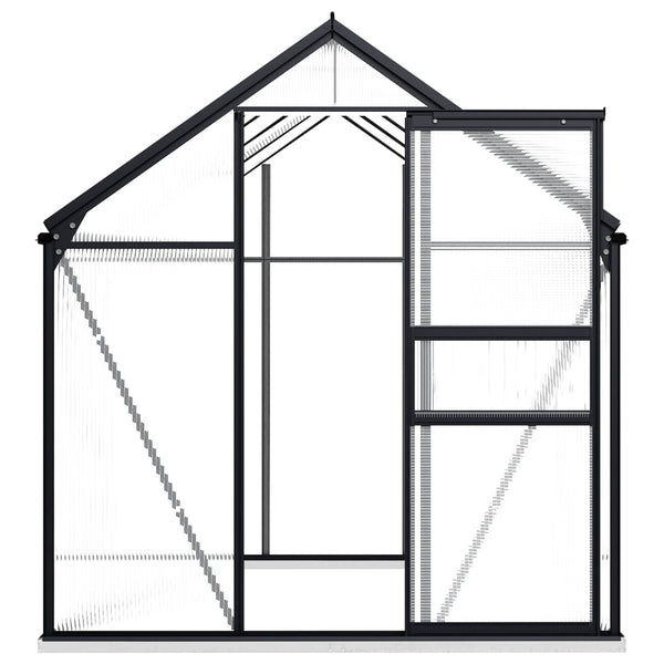 Greenhouses Greenhouse With Base Frame Anthracite Aluminium 4.75 M