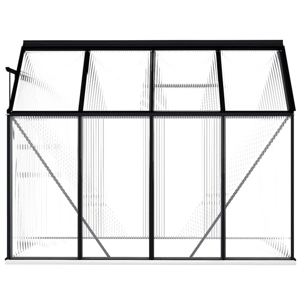 Greenhouses Greenhouse With Base Frame Anthracite Aluminium 4.75 M