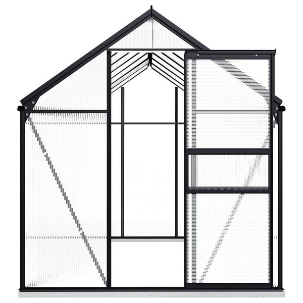 Greenhouses Greenhouse With Base Frame Anthracite Aluminium 8.17 M