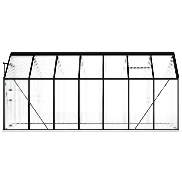 Greenhouses Greenhouse With Base Frame Anthracite Aluminium 8.17 M