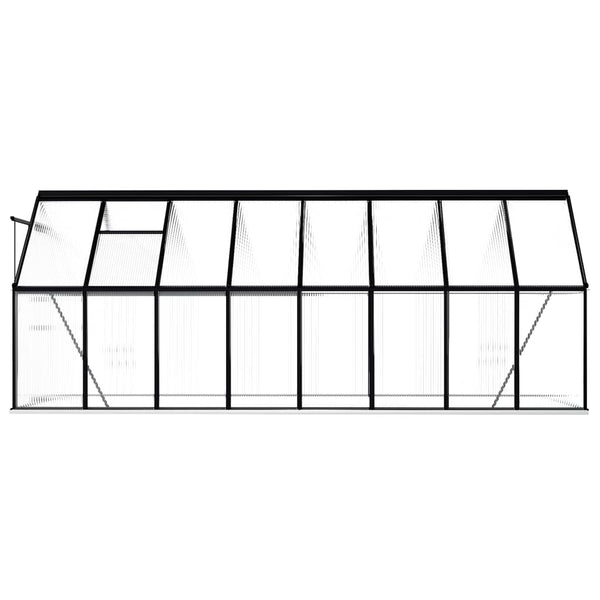 Greenhouses Greenhouse With Base Frame Anthracite Aluminium 9.31 M